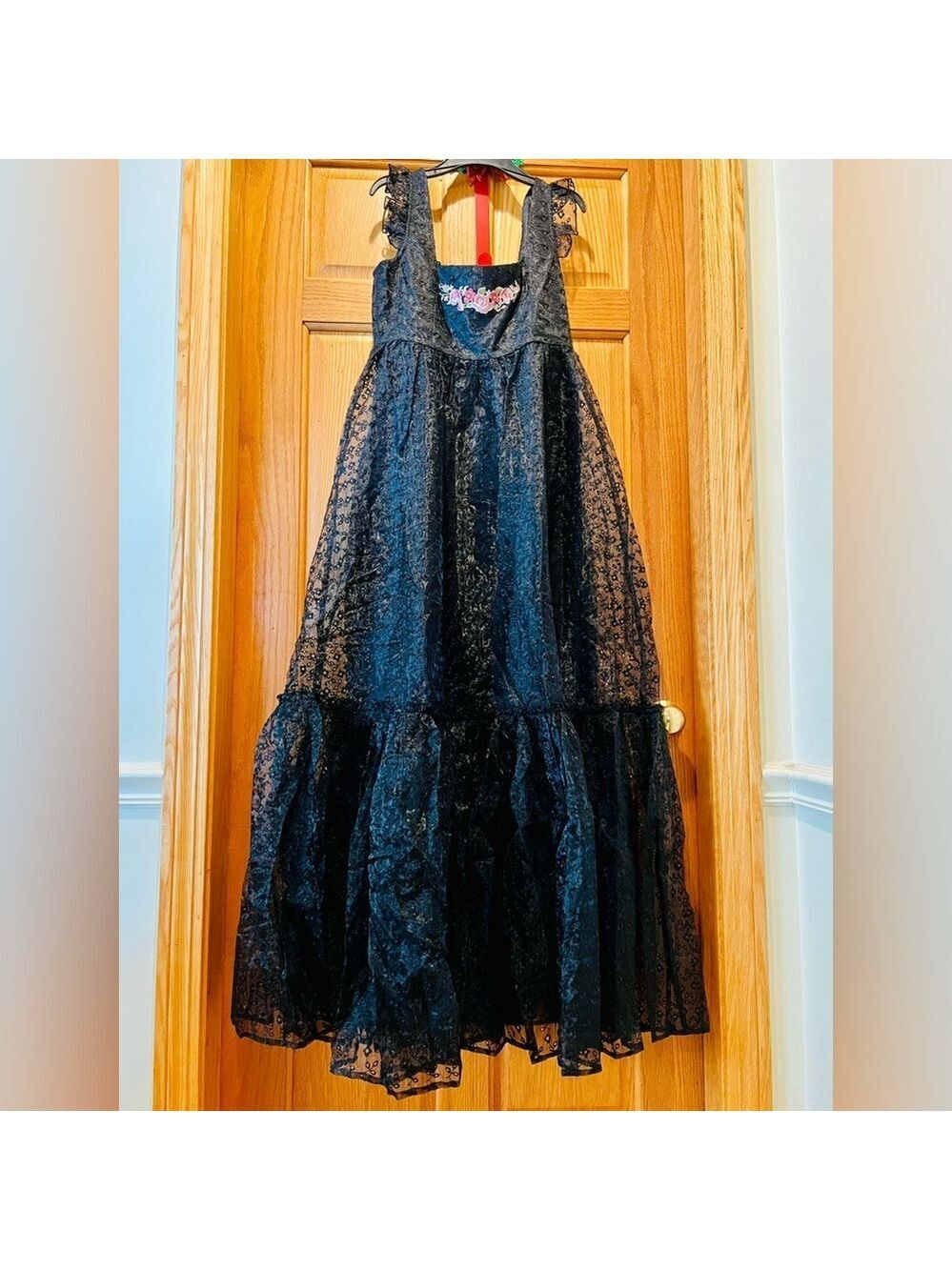Dolls Kill dELiA*s Maxi Dress Broderie Anglaise Small Medium - Picture 6 of 16